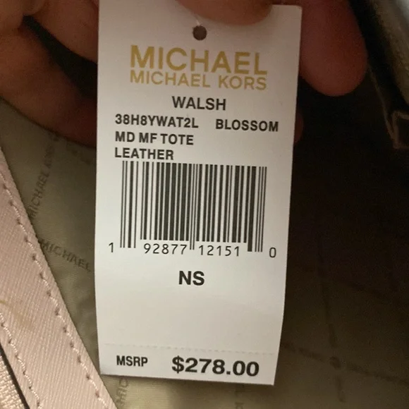 Michael Kors Walsh Medium Multifunction (MF) Saffiano Leather Tote - Pink - Picture 10 of 10